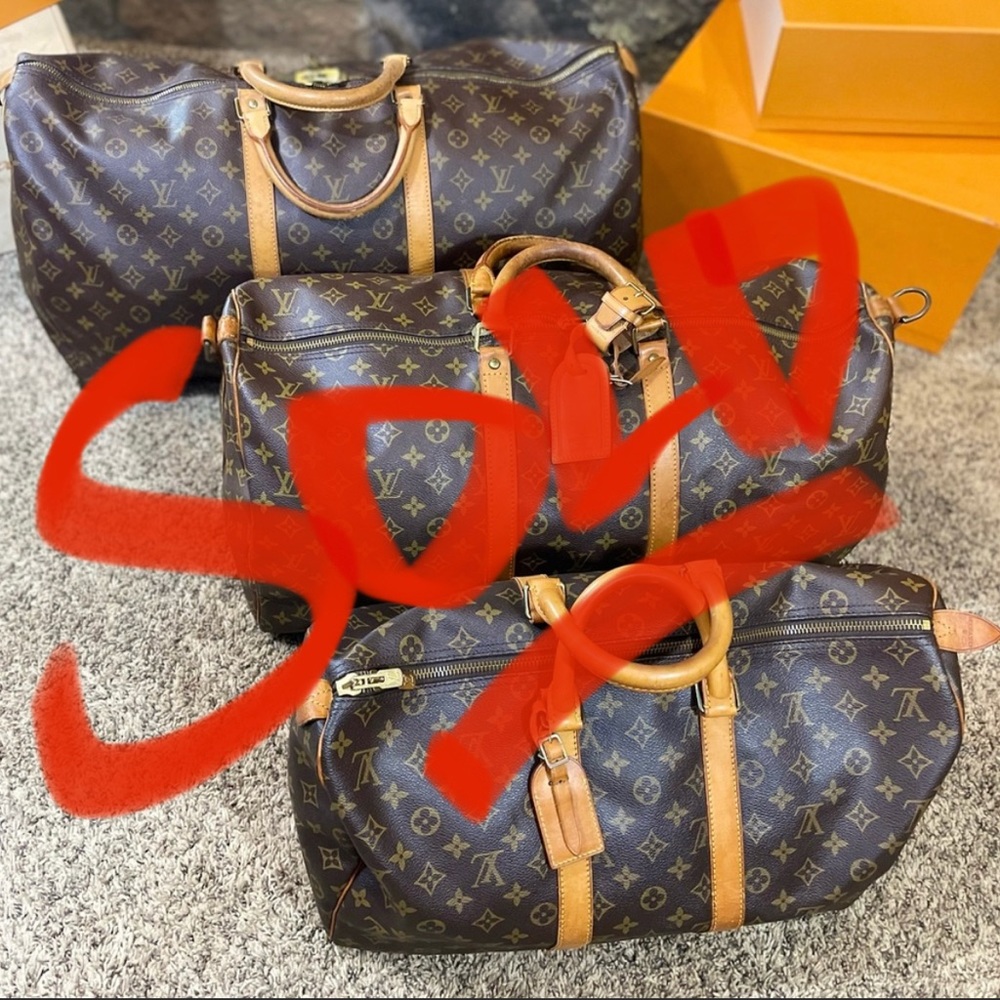Louis Vuitton Boston Bags Keepall 45,55,60.